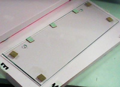 Пластина стеклянная размеры 615x188x6мм