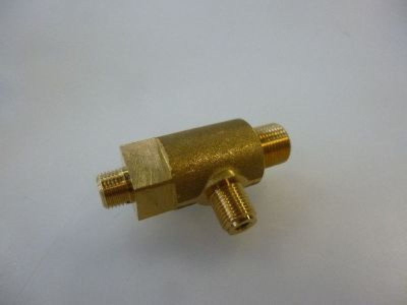 RACCORDO A "T" M13x1/8"x1/8" IN OTTONE