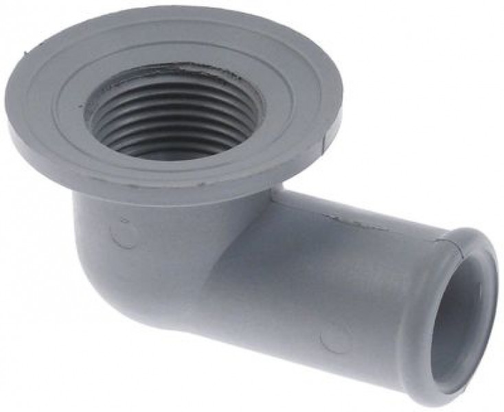 Труба спускная резьба 3/4" ø шланга 23мм