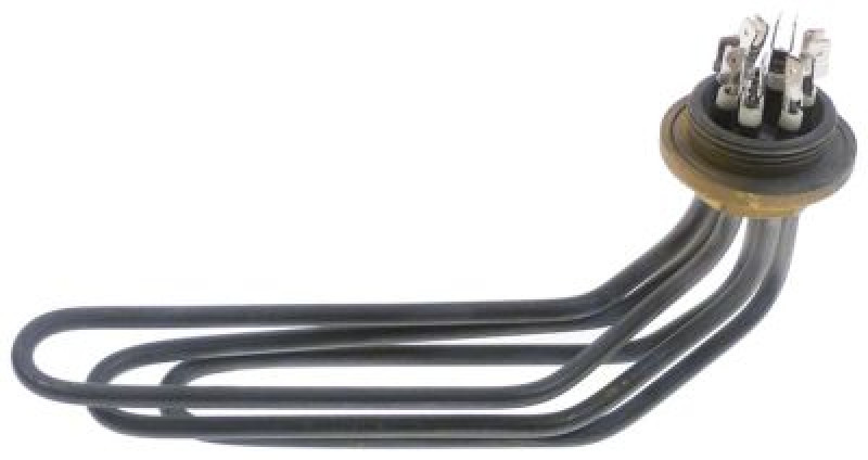 Элемент нагревательный 2400Вт 230В Д 220мм присоединение плоский штекер 6,3 мм резьба 1 1/4"
