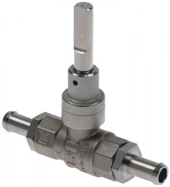 Кран шаровой присоединение 3/8" общая длина 100мм