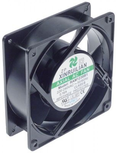 Вентилятор осевой  230 В перем. тока 16/15Вт Д 119мм Ш 119мм В 38мм подшипник шарикоподшипник