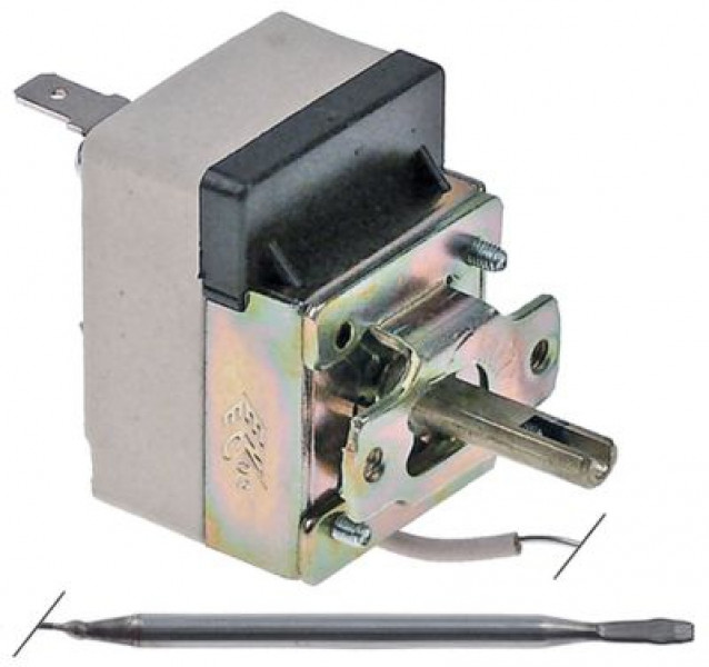 Термостат темп. макс. 120°C 1-полярн. 1NO 16А ø датчик 5мм Д датчик 80мм