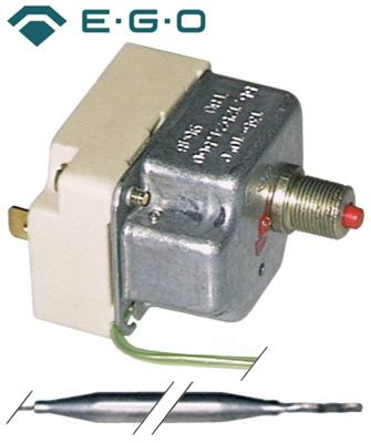 Термостат защитный темп. выкл. 135°C 1-полярн. 10А ø датчик 6мм Д датчик 83мм