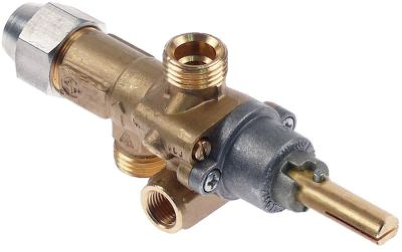 Кран газовый тип A60 вход для газа M16x1,5 (труба-ø 10 мм)