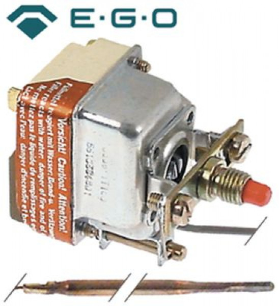 Термостат защитный темп. выкл. 410°C 1-полярн. 16А ø датчик 4мм Д датчик 228мм