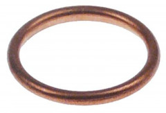 Уплотнитель плоский медь внутр.ø 17мм внеш. ø 21мм толщина материала  2мм DIN-7603-C