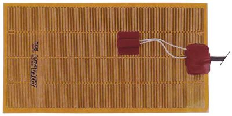 Пластина нагревательная 80Вт 230В Д 240мм присоединение кабель пластмасса