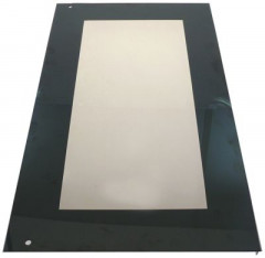 Пластина стеклянная Д 750мм Ш 420мм толщина материала  4мм монтаж. поз-ция снаружи