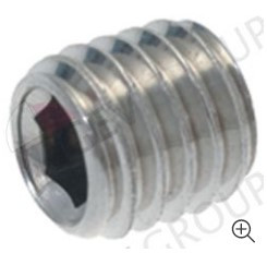 Винт без головки DIN 913/ISO 4026 резьба M8 Д 8мм A2-A2L ширина зева ключа 4 кол-во в уп-вке 20штук