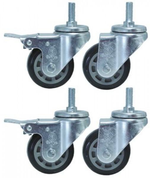 Набор роликов направляющих с резьбовым пальцем В 100мм 2x с абсолютным фиксатором -20 до +60°C