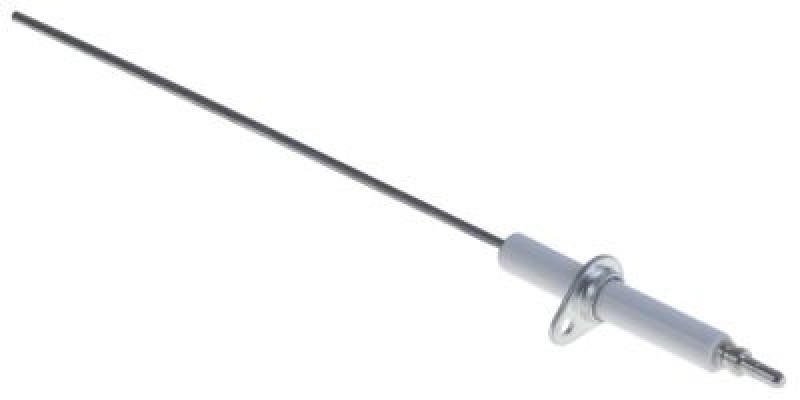 Электрод зажигания Д1  128мм с фланцем длина провода 4мм Д1 ø 9,5мм длина фланца 24мм