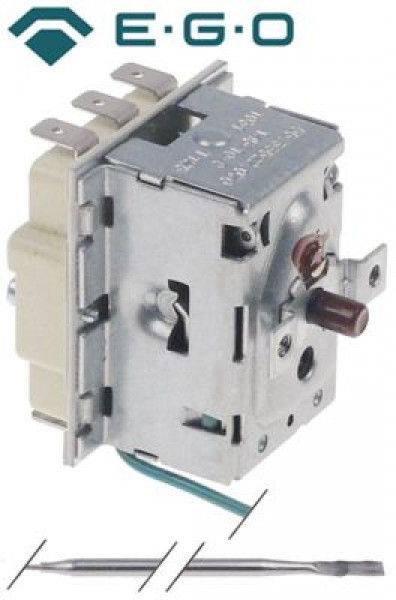 Термостат защитный темп. выкл. 160°C 3-полярн. 20А ø датчик 4мм Д датчик 155мм