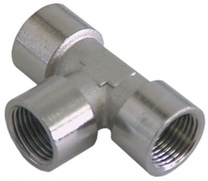 Тройник резьба 3/8″ внутр. резьба - 3/8″ внутр. резьба - 3/8″ внутр. резьба