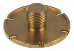 Распределитель воды латунь ø 30мм В 13мм канавки 25мм ВнР M5 ВнР M10x1 засечки 6