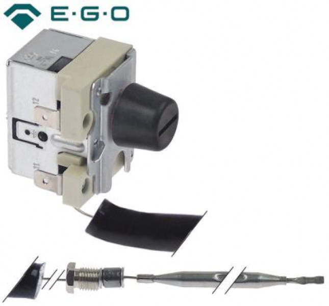 Термостат темп. выкл. 240°C 1-полярн. 16А ø датчик 6мм Д датчик 77мм