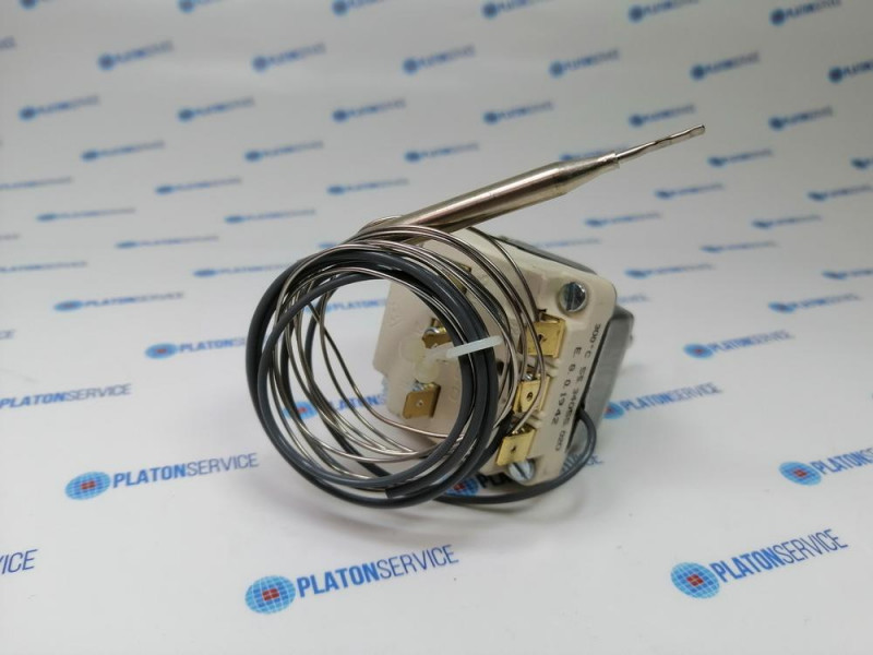 Термостат темп. макс. 300°C 3-полярн. 3NO 16А ø датчик 6мм Д датчик 79мм