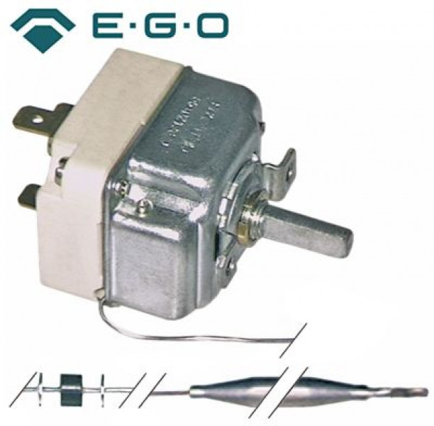 Термостат темп. макс. 190°C 1-полярн. 1NO 16А ø датчик 6мм Д датчик 130мм