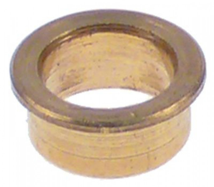 Втулка латунь внутр.ø 8мм внеш. ø 10/12мм В 5мм для двери