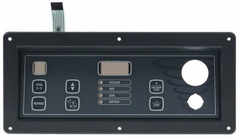 Панель управления Д 355мм В 155мм сер. вакуумный аппарат для прибора H100 Г 50мм