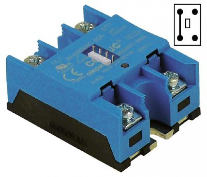 Прибор силовой полупроводниковый фазы 2 50А 24-600В 7,5-25 В пост.тока тип SOB665200 Д 58мм