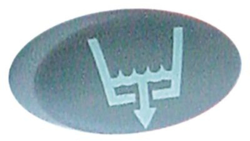 Выключатель нажимной кнопочный серо-голуб. щёлочный насос