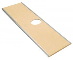 Камень шамотный В 15мм Д 630мм Ш 160мм с проходом для лампы