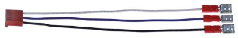 Жгут проводов 3-полярн. Д 170мм тип штекера плоский штекер 6,3 мм