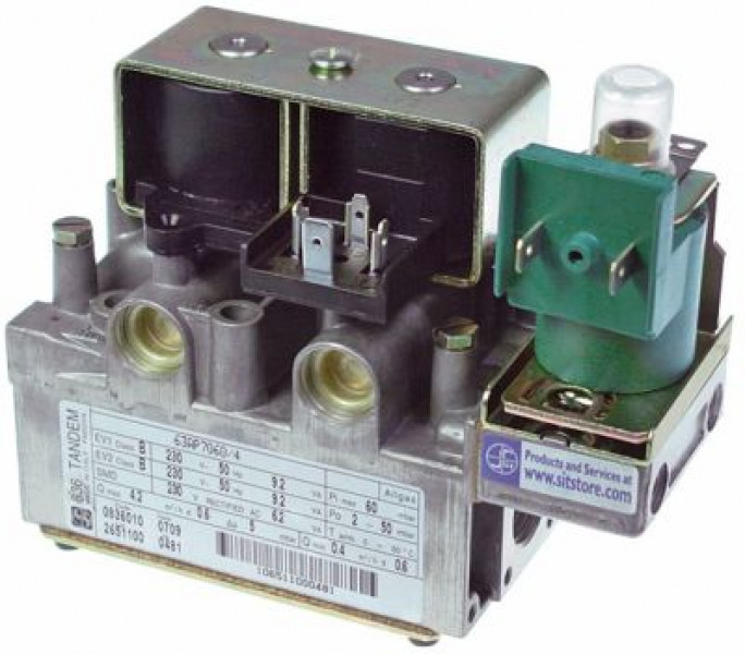 Вентиль газовый тип Tandem вход для газа 1/2" выход для газа 1/2" SIT диапазон давлений 2-50мбар