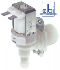 Клапан электромагнитный одинарн. углов. пластмасса темп. макс. 90°C вход 3/4" 230 В перем. тока ELBI