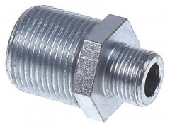 Ниппель двойной резьба 3/8" - 3/4" Д1 24мм Д2 12мм