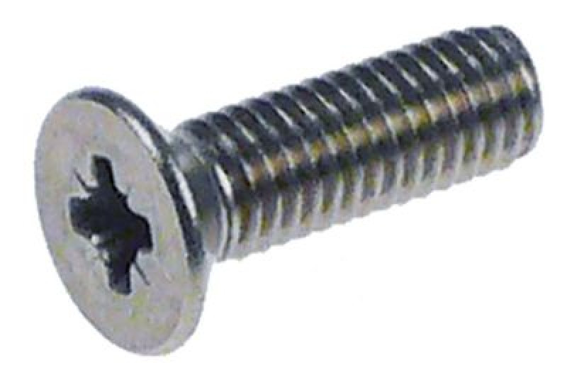 Винт с потайной головкой DIN 965/ISO 7046 резьба M5 Д 16мм нержавеющая сталь