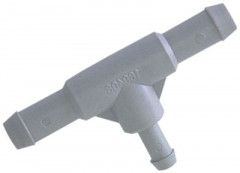 Тройник пластмасса ø шланга 11-7,5-11мм чёрн.