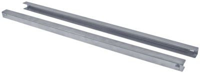 Две рельсы направляющих Д 645мм Ш 20мм В 16мм U-образн. монтаж. поз-ция слева/справа
