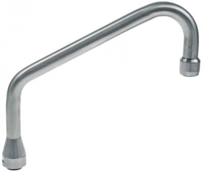 Кран HU для воды труба ø 18мм INOX LINE с накидной гайкой 3/4" серия INOX LINE