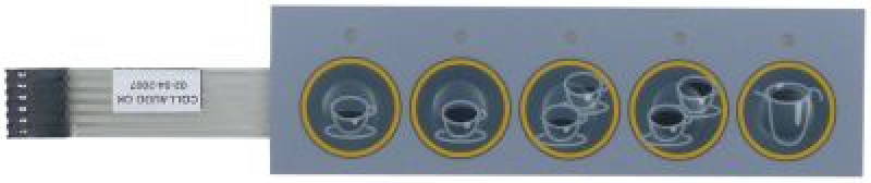 Клавиатура мембранная Д 131мм Ш 38мм для дозатора подходит для Marcfi Ancas