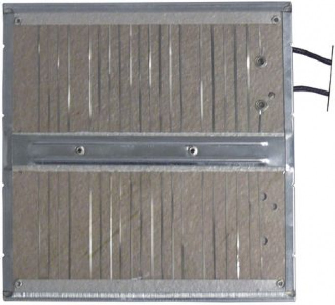 Нагреватель плоский 275Вт 110В Д 145мм тостер длина провода 200мм Ш 150мм монтаж. поз-ция слева