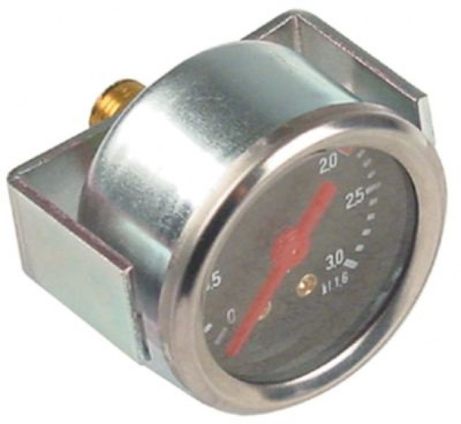 Манометр присоединение сзади резьба 1/8" ø 44мм маркировка 2 диапазон давления 0 до 3бар