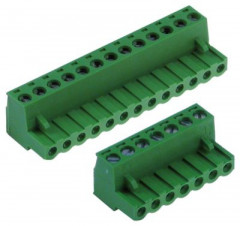 Клемма печатных плат 7+13-полярн. набор размер растра 5мм