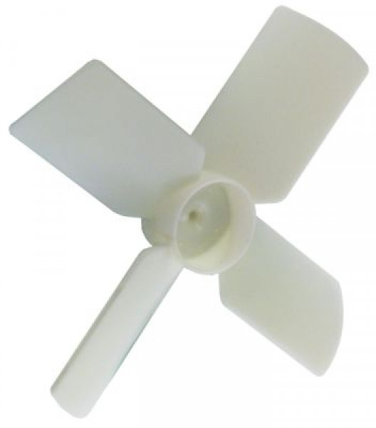 Крыльчатка вентилятора пластмасса ø 150мм Ш 33мм нагнетанием гнездо для оси ø 4мм