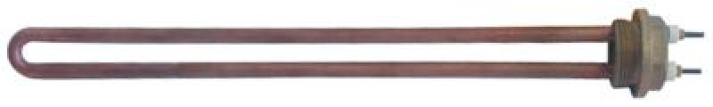 Элемент нагревательный  1400Вт 230В Д 395мм ввинчиваемый фланец присоединение M4 резьба 1¼"