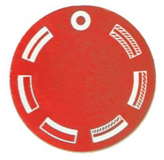 Маркировка регулировочной ручки духовой шкаф красн. внеш. ø 45мм