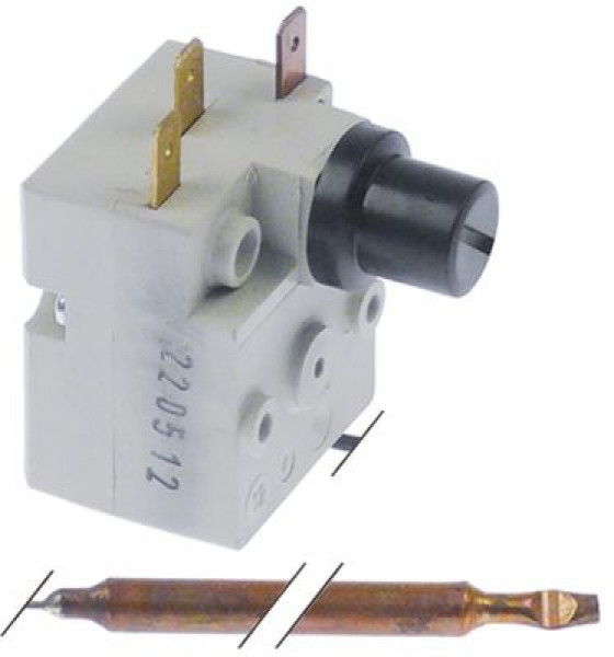 Термостат защитный темп. выкл. 235°C 1-полярн. 1CO 20А ø датчик 6мм Д датчик 62мм