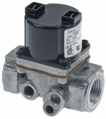 Вентиль газовый  присоединение 1/2" Д 77мм 120 В перем. ток BASOTROL 60Гц общая высота 81мм