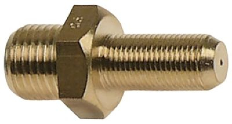 Жиклёр газовый ширина зева ключа 17 ø отверстия 9мм Р1: 1/4" Р2: 1/8"