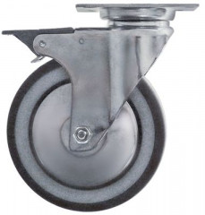 Ролик направляющий пластинчатое крепление  расст-ние меж. отвер-ми 70x50мм В 162мм