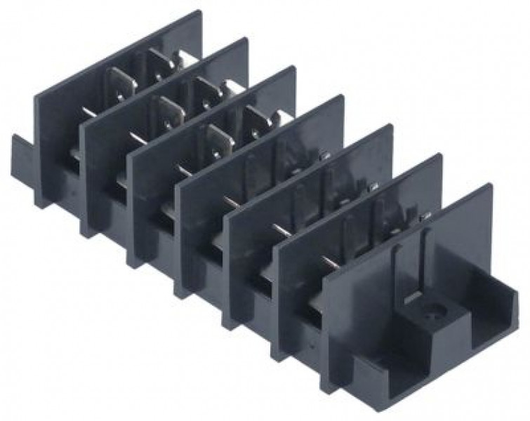 Клемма присоединение F6,3/F6,3 6-полярн. терм.стой-сть 90°C макс. 450В макс. 20А