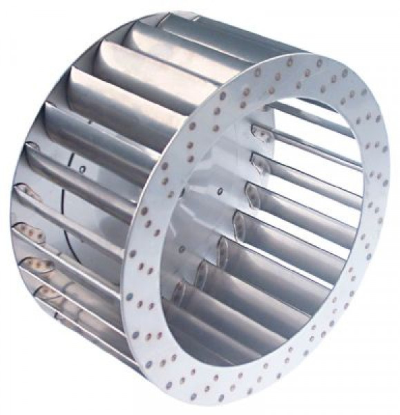 Крыльчатка вентилятора В1 120мм В2 30мм Д1 ø 250мм Д2 ø 11мм Д3 ø 16мм ø вала 32 лопатки 26