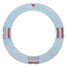 Маркировка регулировочной ручки духовой шкаф OH/UH/OH+UH -°C внутр.ø 455мм