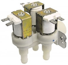 Клапан электромагнитный тройн. углов. пластмасса вход 3/4&quot; 24 В перем. тока выход 11,5 мм DN10